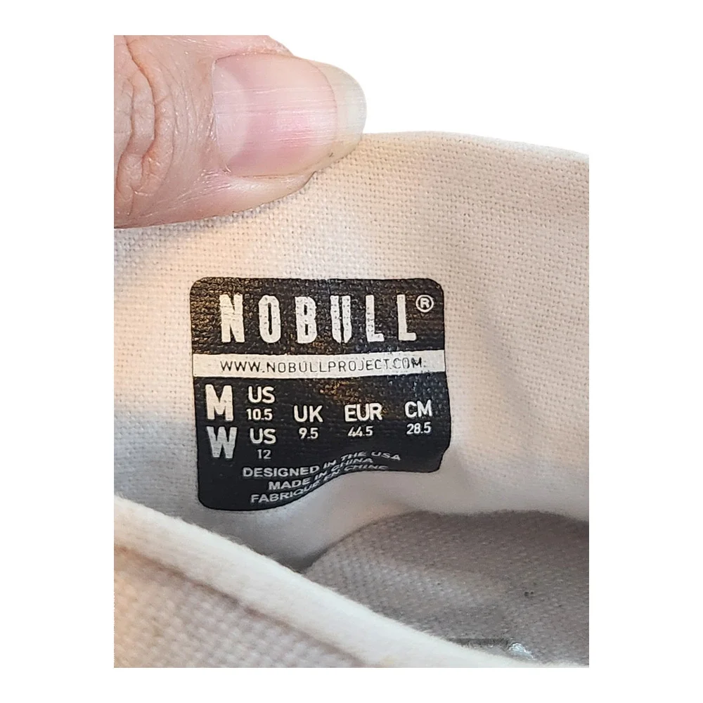 NoBULL high top shoes unisex men 10.5 Women 12 artic camo canvas trainer workout